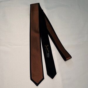 Sophisticated Black and Brown Men's Tie